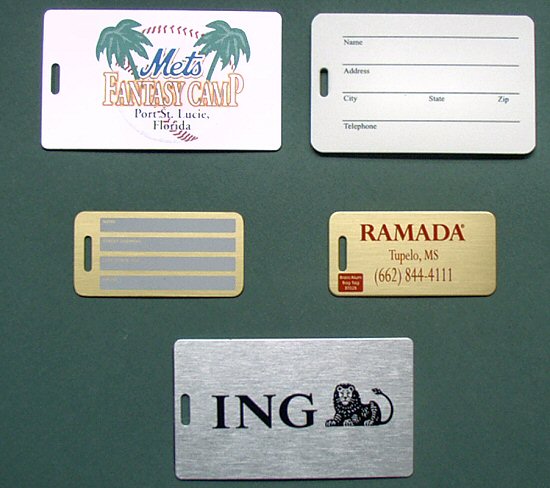 Metal Write-On Tags